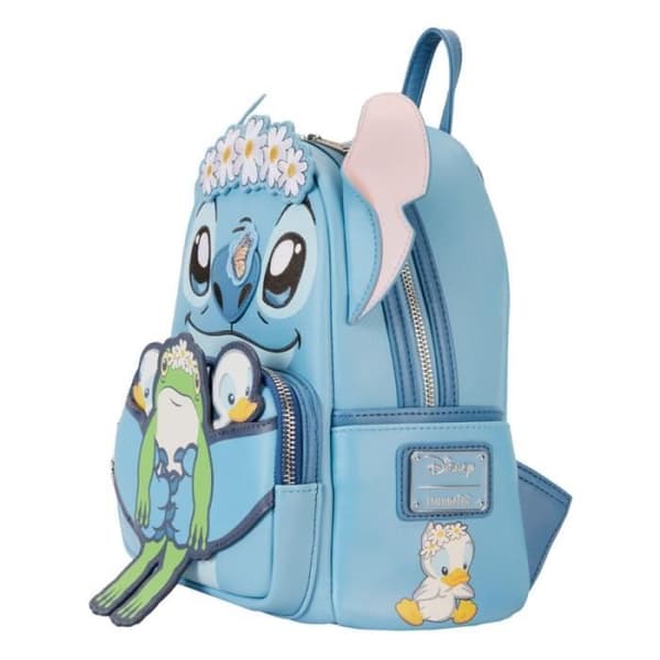 Ryggsäck - Disney - Lilo and Stitch - Polyester - 23x27x11 cm - Barn