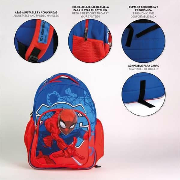 Skoletaske Spider-Man Blå