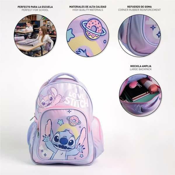 Skoletaske Stitch Syren