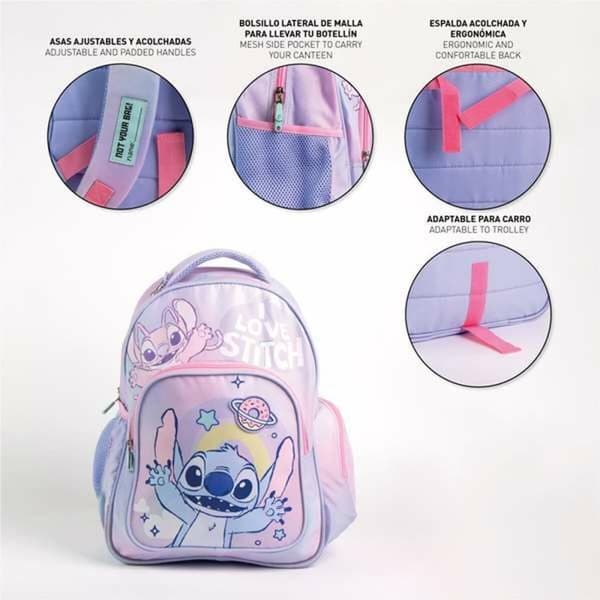 Skoletaske Stitch Syren