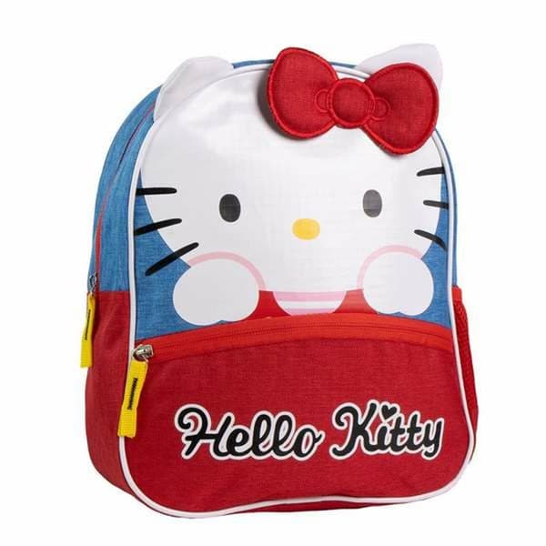Koululaukku Hello Kitty Sininen