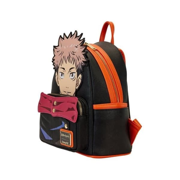 Ryggsäck - LOUNGEFLY - Yuji Itadori - Cosplay - Svart - Vuxen - Unisex