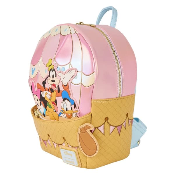 Loungefly Disney Mickey & Friends Shape Hot Air Balloon backpack 26cm