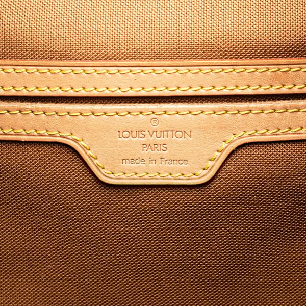 Pre-owned Louis Vuitton Monogram Montsouris MM Brown