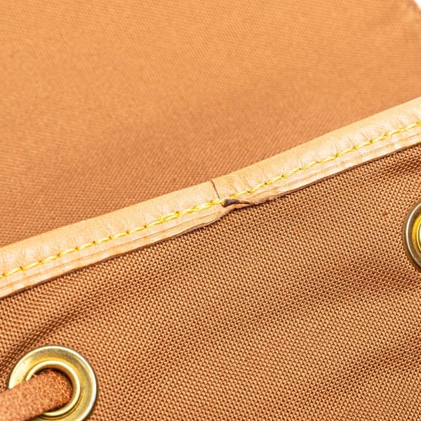 Pre-owned Louis Vuitton Monogram Montsouris MM Brown