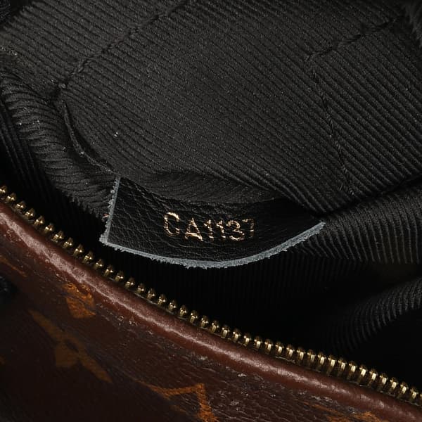 Pre-owned Louis Vuitton Monogram Mini Palm Springs Brown