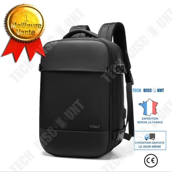 TD® Stöldskydd Vattentät USB Laptop Ryggsäck 16 Inch Damer Män Vattentät Laptop Ryggsäck för fritid/affärer