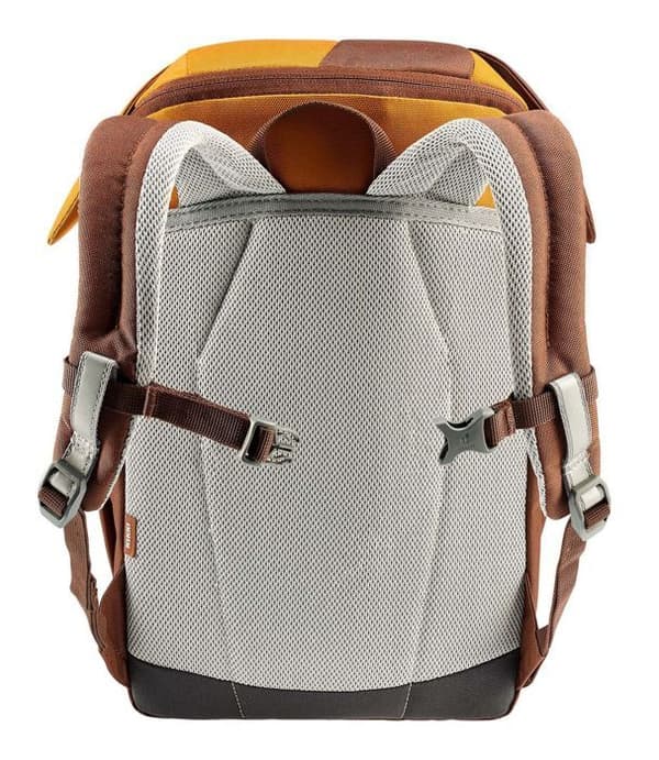 deuter Ryggsäck i mörkgul och brun för pojkar och flickor - Nytt logo Kikki Ryggsäck Maple - Umbra 288544