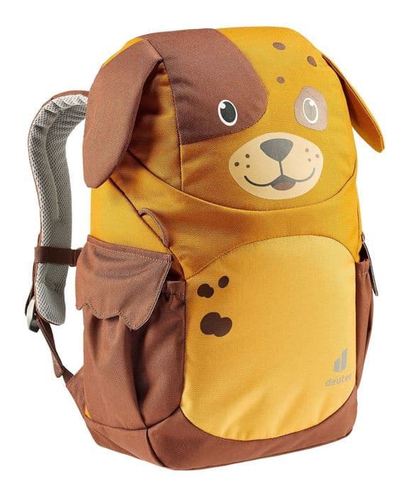 deuter Ryggsäck i mörkgul och brun för pojkar och flickor - Nytt logo Kikki Ryggsäck Maple - Umbra 288544
