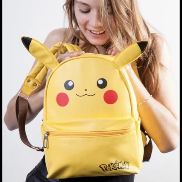 Ryggsäck - POKEMON - Pikachu - Gul - Barn - Lekfull