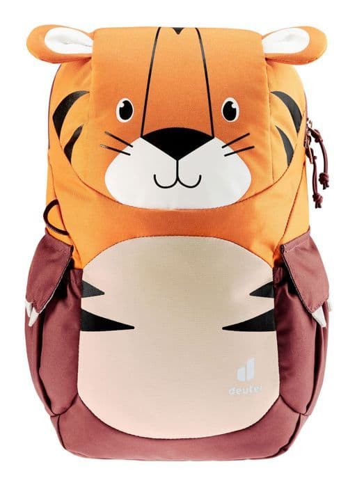 deuter Mörkröd orange ryggsäck för tjejer och pojkar - Ny Logo Kikki Ryggsäck Mandarin - Redwood 194093