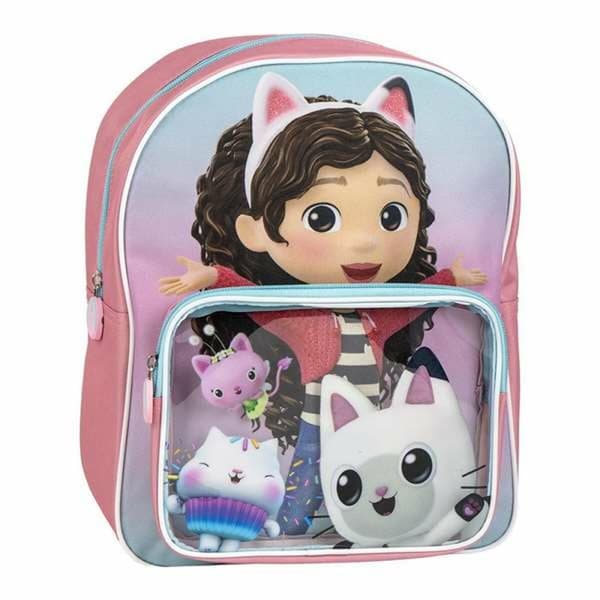 Skoletaske Gabby's Dollhouse Pink