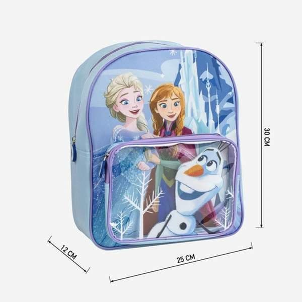 Skoletaske Frozen Blå