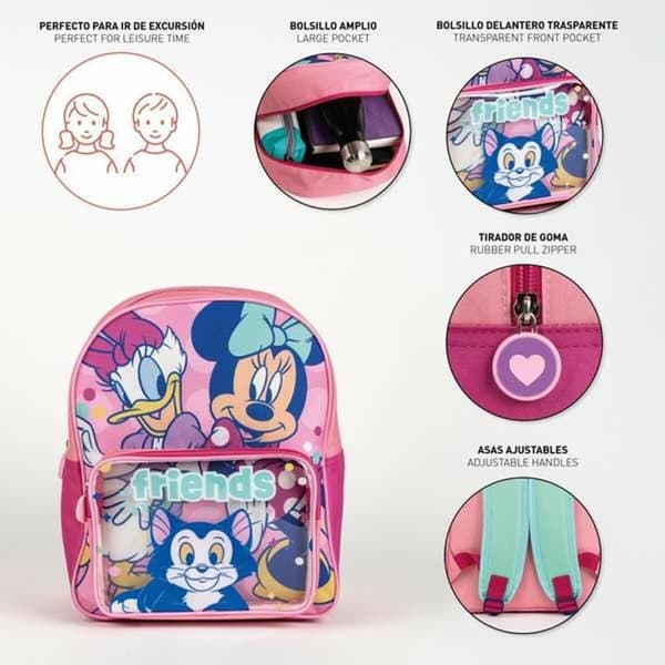 Koululaukku Minnie Mouse Pinkki