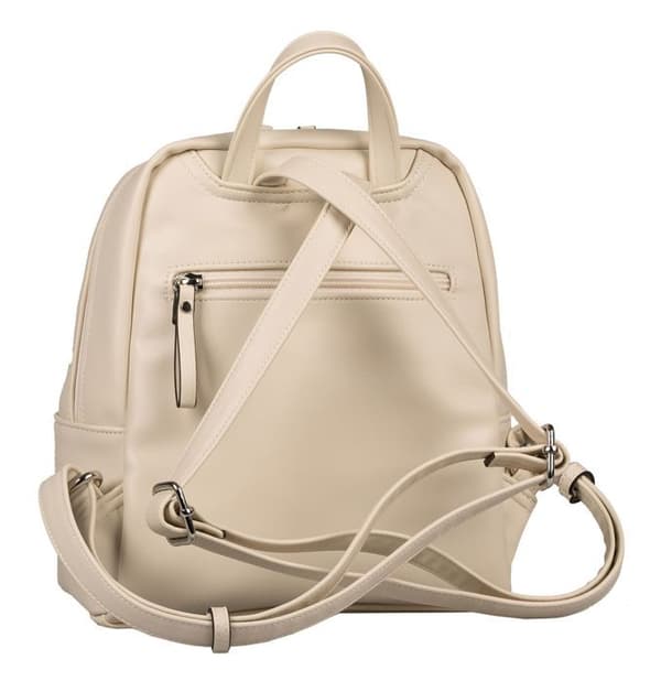 TOM TAILOR Beige ryggsäck för kvinnor - Tamara Backpack S 254192