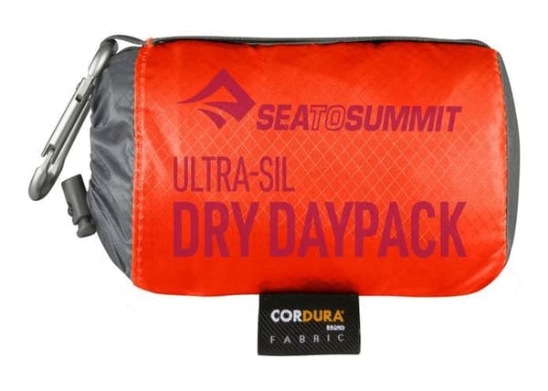 Ryggsäck - Sea to Summit - Ultra-Sil Dry Day Pack 22L - Röd/Grå - Fällbar - Vattentålig