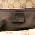 Miniatyrbilde 5 av 10: Pre-owned Gucci GG Canvas Jackie Backpack Brown