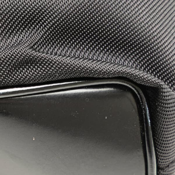 Pre-owned Gucci Mini Bamboo Nylon Backpack Black