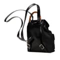 Miniatyrbilde 2 av 10: Pre-owned Gucci Mini Bamboo Nylon Backpack Black