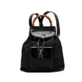 Miniatyrbilde 1 av 10: Pre-owned Gucci Mini Bamboo Nylon Backpack Black