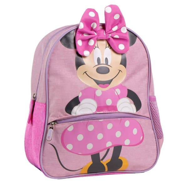 Skoletaske Minnie Mouse Pink 26 x 3 x 32 cm