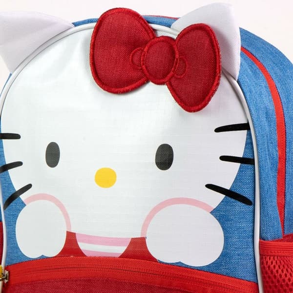 Skolryggsäck Hello Kitty Blå 27,5 x 3 x 33,5 cm