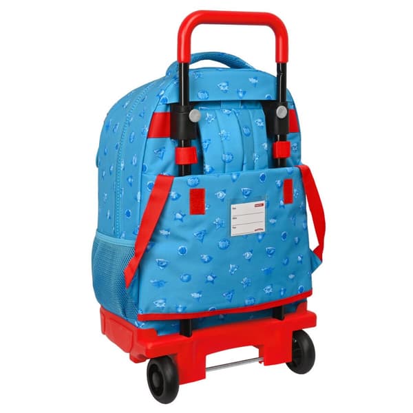 Skolväska med hjul SuperThings Rescue Force Blå 33 X 45 X 22 cm