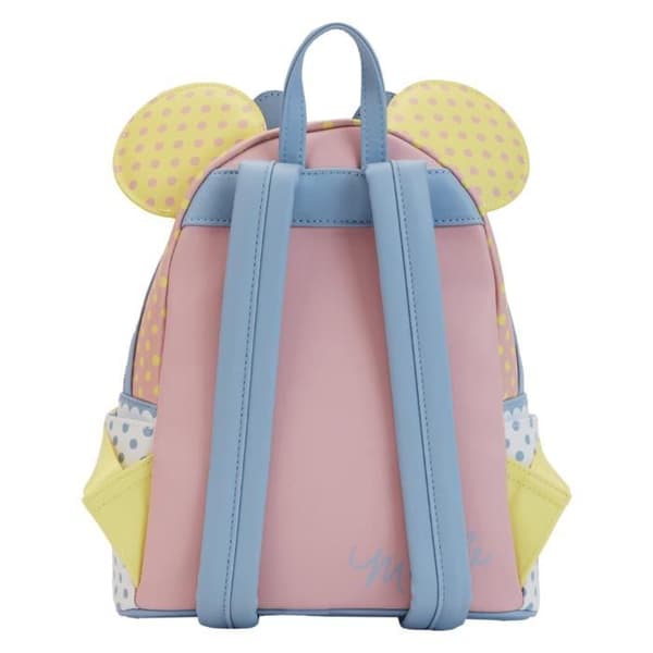 DISNEY - Minnie Pastel Color Block Dots - LoungeFly Mini Ryggsäck
