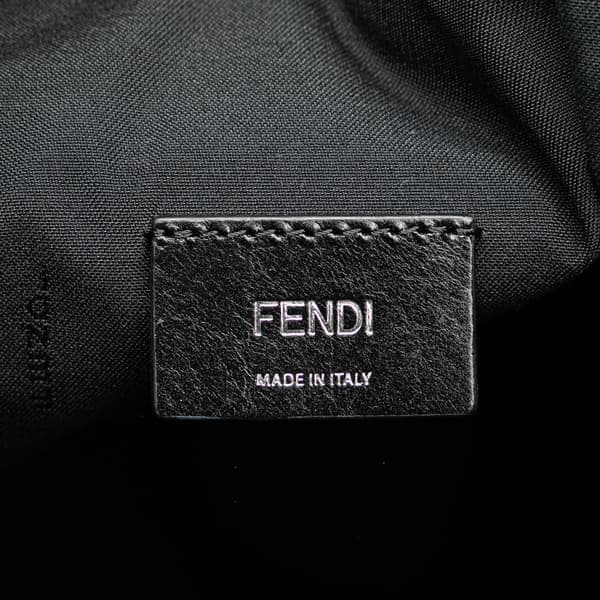 Pre-owned Fendi Zucca Canvas and Nylon Multi Pocket Backpack Brown