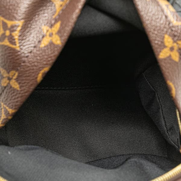 Pre-owned Louis Vuitton Monogram Mini Palm Springs Brown