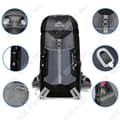 Miniatyrbild 3 av 4: TD® Sports Ryggsäck USB Laddning Rese Vandring Ryggsäck Utomhuscamping Andas Vattentät Slitstark Bergsbestigningsväska