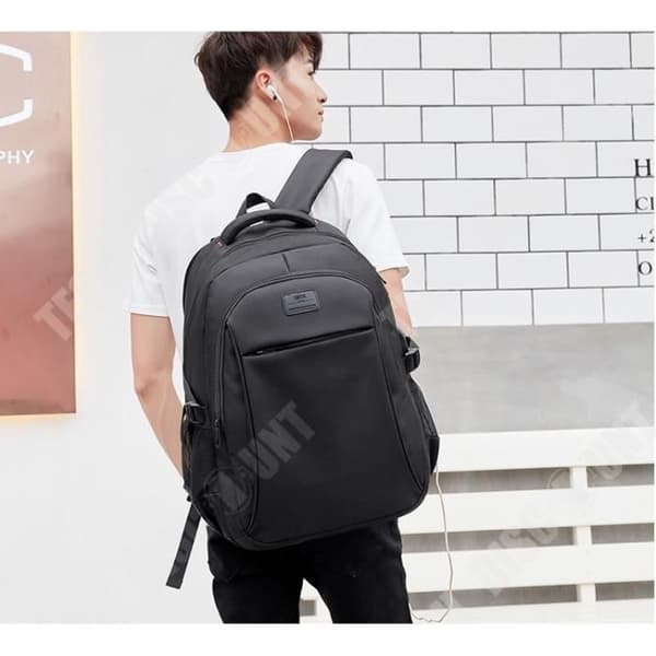 TD® MATEIN Laptop Ryggsäck 15,6 Inch Men Funktionell Laptop Ryggsäck med USB Laddningsport Vattentät Anti