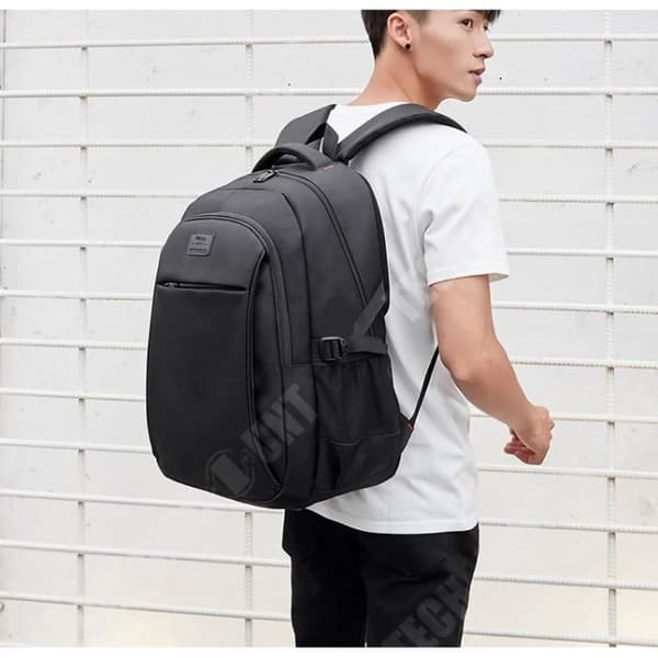 TD® MATEIN Laptop Ryggsäck 15,6 Inch Men Funktionell Laptop Ryggsäck med USB Laddningsport Vattentät Anti