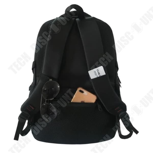 TD® MATEIN Laptop Ryggsäck 15,6 Inch Men Funktionell Laptop Ryggsäck med USB Laddningsport Vattentät Anti