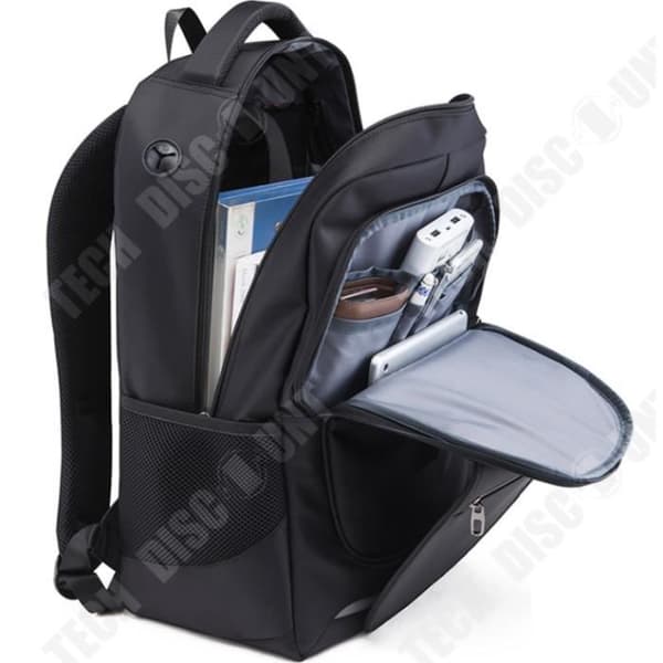 TD® Business Laptop Ryggsäck 17 tum med USB-laddningsport Vattentät skolväska College Satchel Work Travel Laptopväska