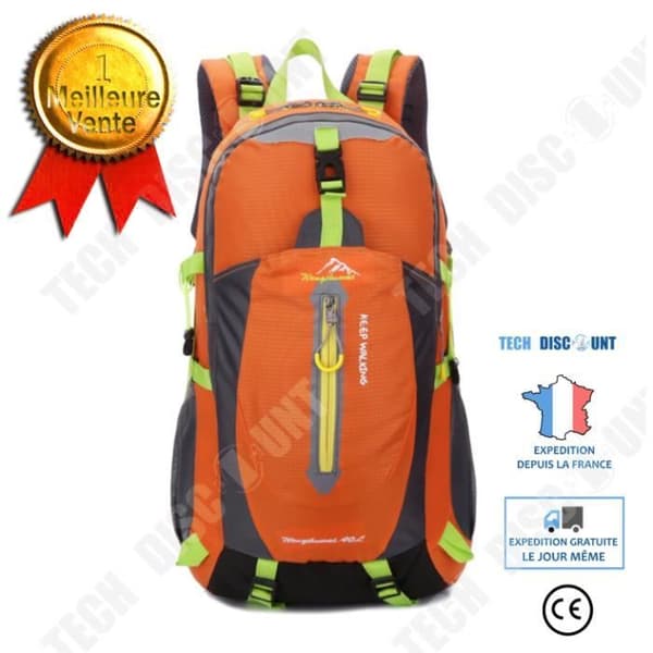 TD® Zencart 40l vattentät taktisk ryggsäck Vandringsväska Cykling Klätterryggsäck Laptop Ryggsäck Utomhusresor