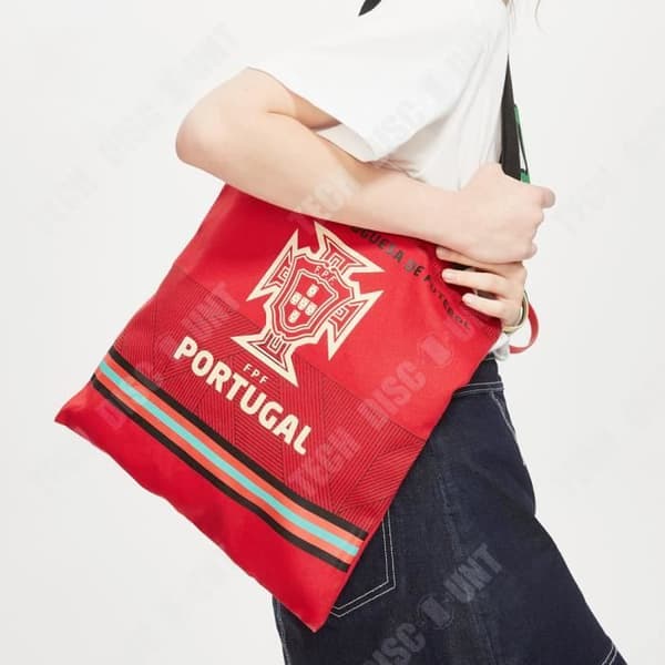 TD® Portugal Tote Bag European Cup Canvas Bag Cristiano Ronaldo Portugal Landslagsfans Perifera presenter