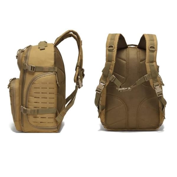 Multifunktionell ryggsäck - LCC® - Vattentät - 30 till 50 liter - Brun - 800D