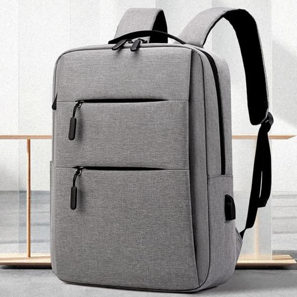 Ryggsäck - TD - 30x14x40cm - USB-laddning - Stor kapacitet - Svart
