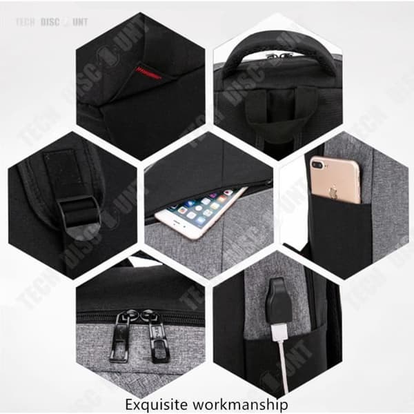 TD® ryggsäck usb laddare kvinna man barn laptop tjej billiga resor vintage sport billig pojke stor kapacitet