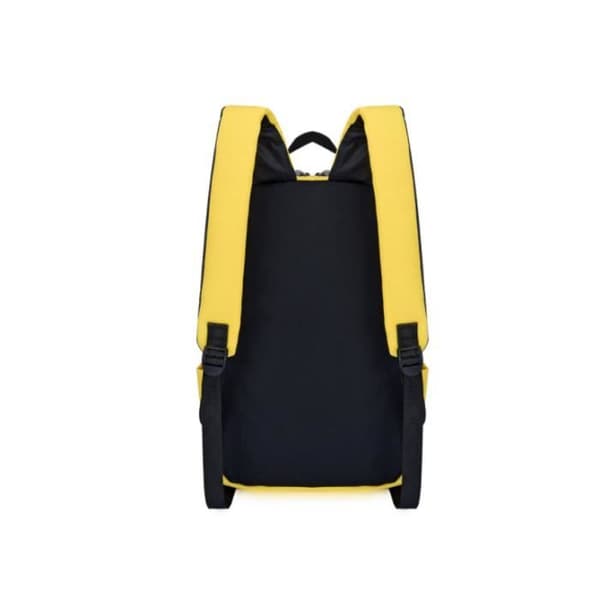 sac a dos ryggsäck kvinna man barn gul tonåring college 38cm 16L jobb sportdator 13-14 tum skolresor