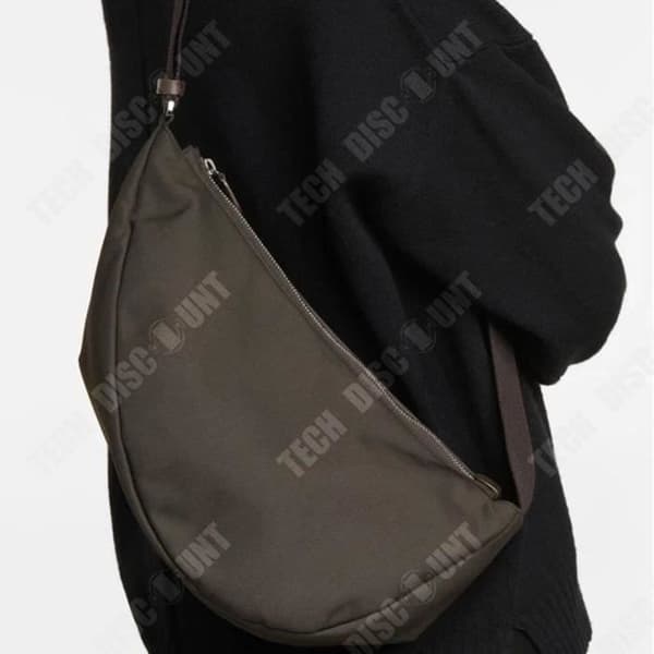 TD® nylon canvas fanny pack fritids armhåla väska halvmåne väska Messenger bag samma stil för män och kvinnor
