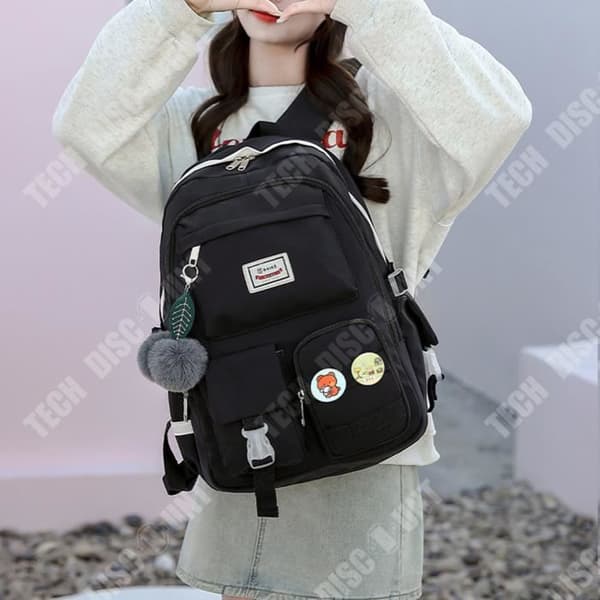 TD® Oxford tyg vattentät mellanstadieelever axel skolväska gymnasieelever stor kapacitet flickor koreansk version av den fashionabla ryggsäcken