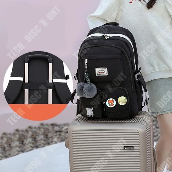 TD® Oxford tyg vattentät mellanstadieelever axel skolväska gymnasieelever stor kapacitet flickor koreansk version av den fashionabla ryggsäcken