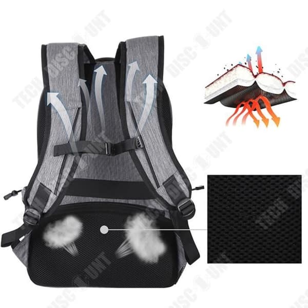 TD® Outdoor Solar Ryggsäck 14W Ryggsäck Business Leisure Travel Outdoor Datorväska med USB-laddningshål