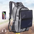 Miniatyrbild 2 av 4: TD® Outdoor Solar Ryggsäck 14W Ryggsäck Business Leisure Travel Outdoor Datorväska med USB-laddningshål