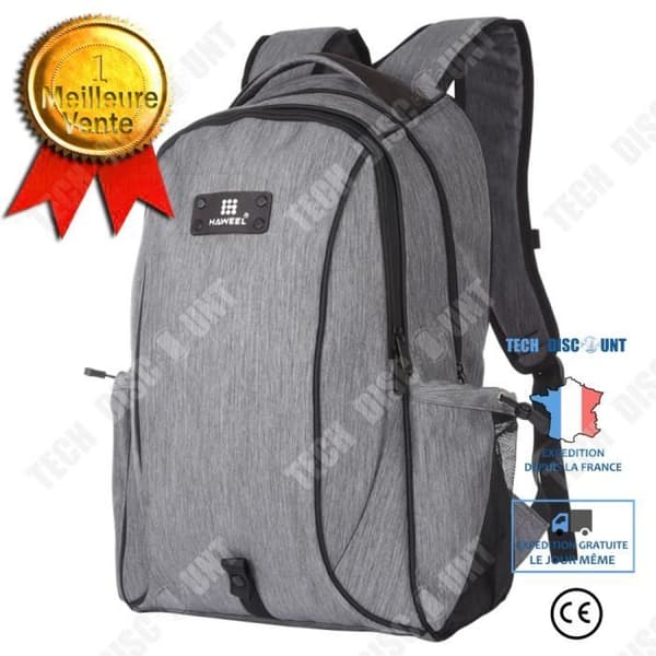 TD® Outdoor Solar Ryggsäck 14W Ryggsäck Business Leisure Travel Outdoor Datorväska med USB-laddningshål
