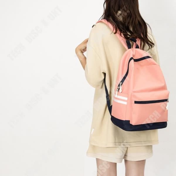 TD® Skolväska ryggsäck student campus skoltillförsel oxford tyg stänksäker dator high school college stor volym