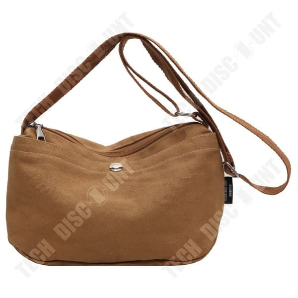 TD® Canvas Liten Satchel Telefonväska Enkel Enfärgad Casual Shoulder Crossbody Väska Liten tygväska Lämplig för arbete Resor