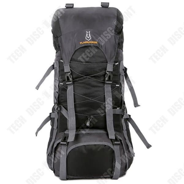 TD vandringsväskor och ryggsäckar Svart vandringsväska 60L herr vandringsryggsäck Outdoor Vandringsryggsäck för camping